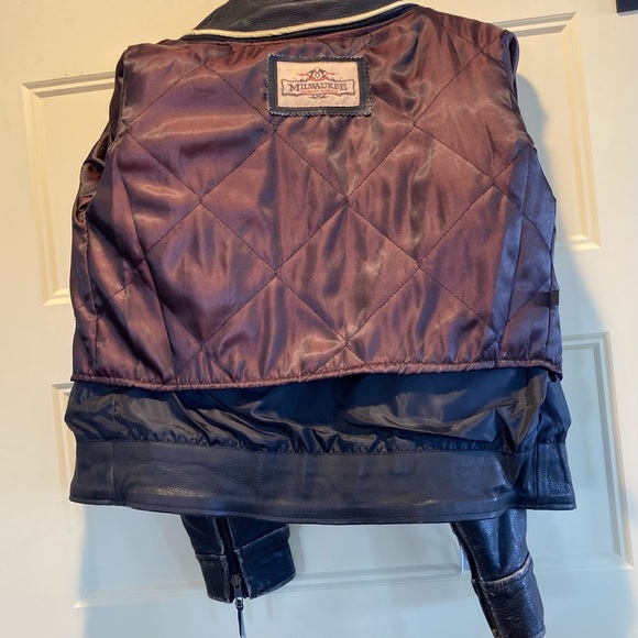 Milwaukee Distressed Leather Crazy Horse Jacket - Picture 5 of 12